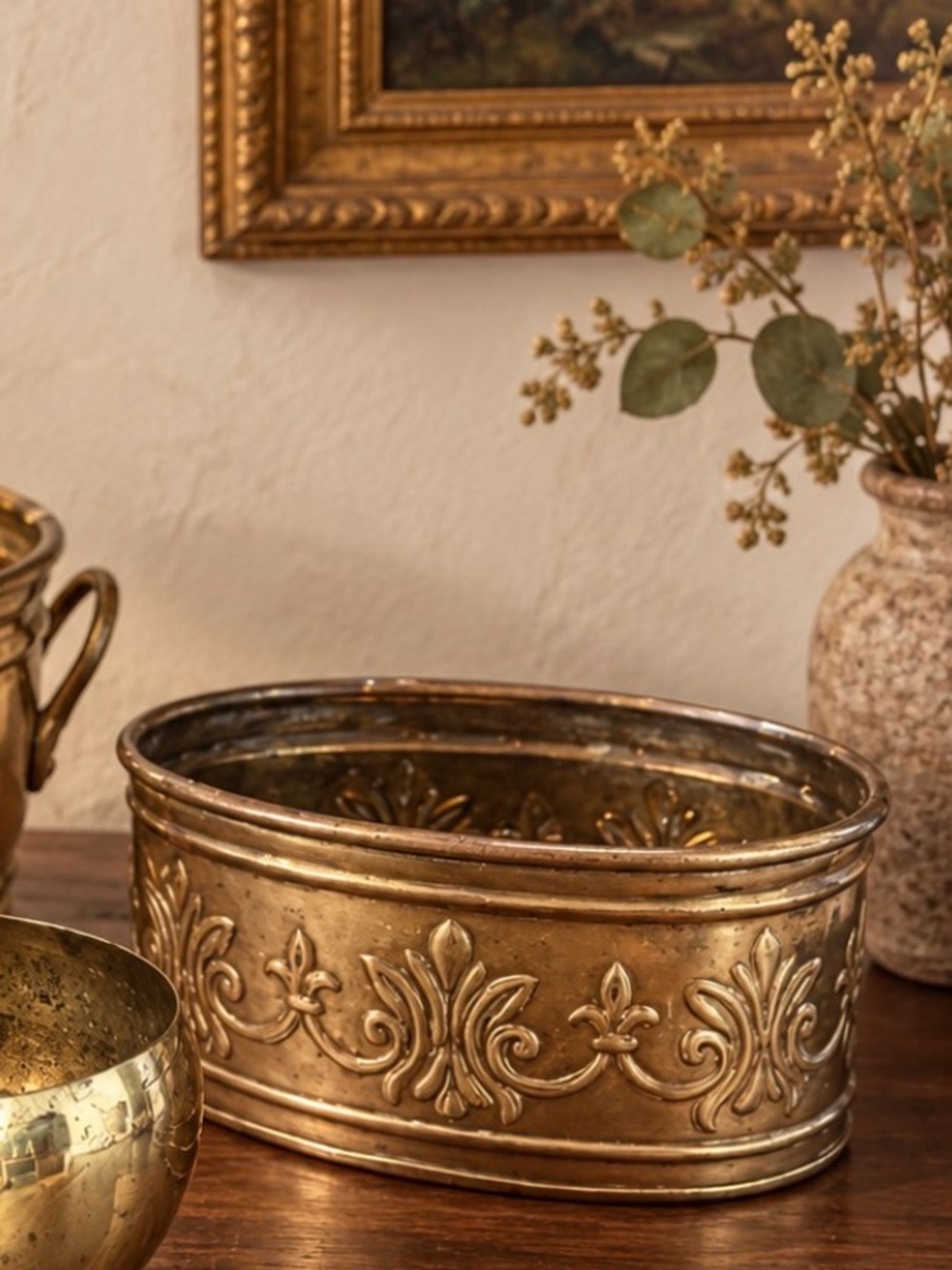 Vintage Fleur de-Lis Oval - Home Accents $20